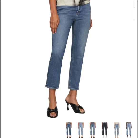 agolde Riley jean in dark blue - Picture 2 of 2